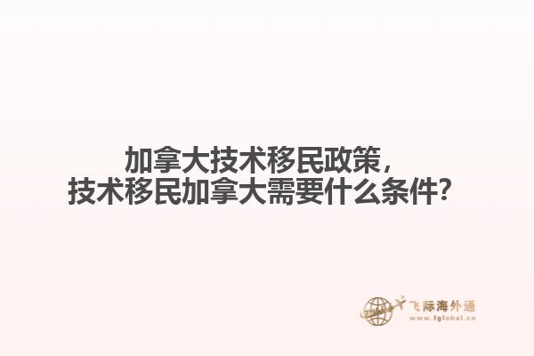 加拿大技術(shù)移民政策，技術(shù)移民加拿大需要什么條件？