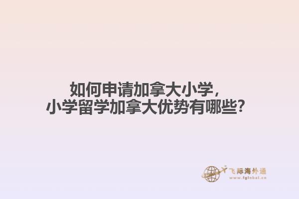如何申請加拿大小學，小學留學加拿大優(yōu)勢有哪些？