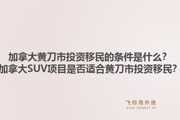加拿大黃刀市投資移民的條件是什么？加拿大SUV項(xiàng)目是否適合黃刀市投資移民？1.jpg