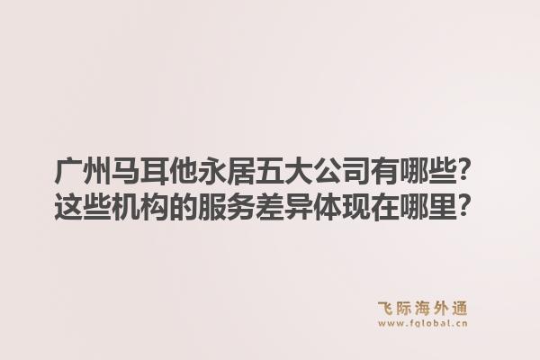 廣州馬耳他永居五大公司有哪些？這些機構的服務差異體現(xiàn)在哪里？1.jpg