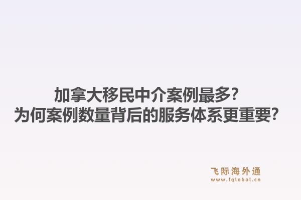 加拿大移民中介案例最多？為何案例數(shù)量背后的服務(wù)體系更重要？